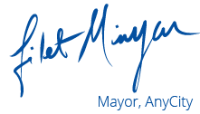 mayor's signature