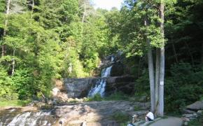 Swimming at Indian Well State Park