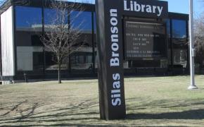 Silas Bronson Library Entrance